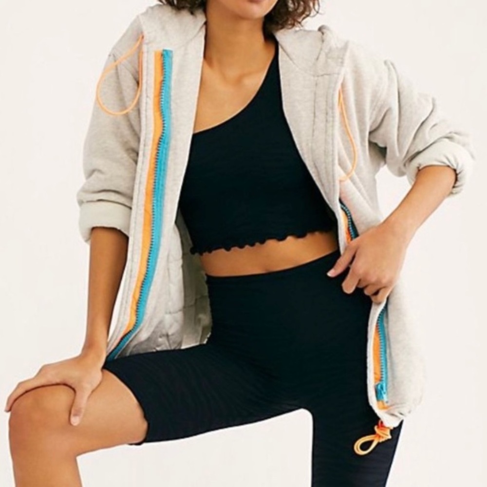 NWT Free People Gabby Cozy Knit Parka Sz L